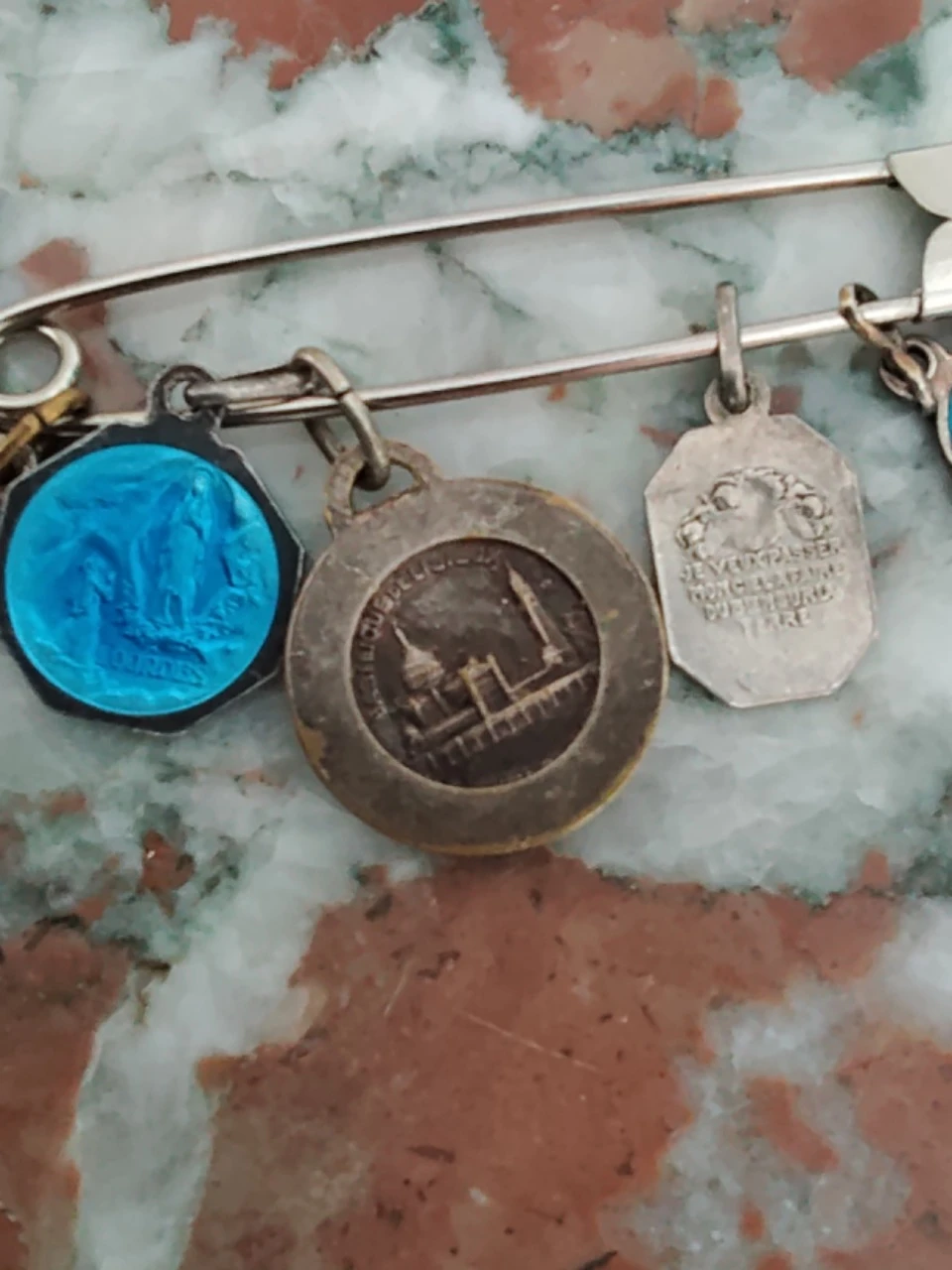 Antique enameled religious medals – photo 2